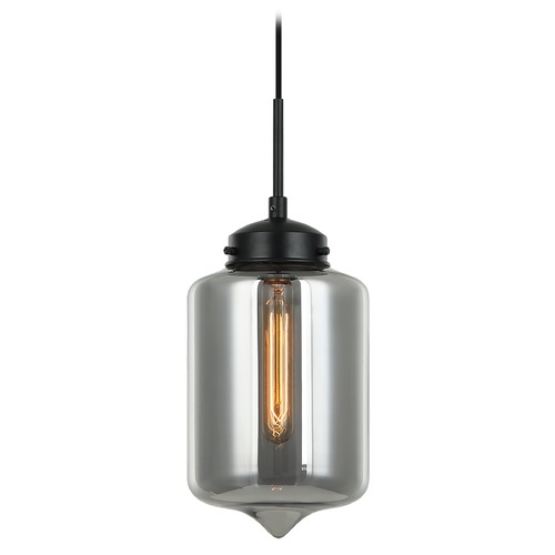 Irresistible Organic Charm Black Pendant by Matteo Lighting