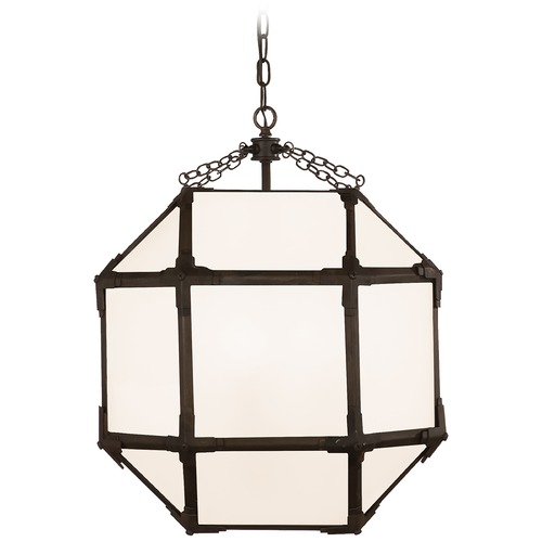 Visual Comfort Signature Collection Suzanne Kasler Morris Medium Lantern in Antique Zinc by Visual Comfort Signature SK5009AZWG