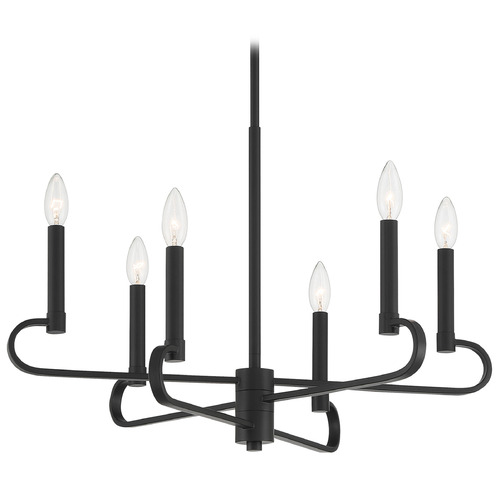 Designers Fountain Summit Matte Black Chandelier