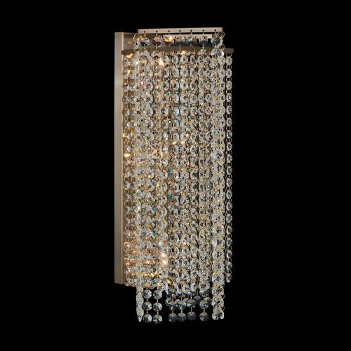 Allegri Crystal Cometa Brushed Champagne Gold Sconce