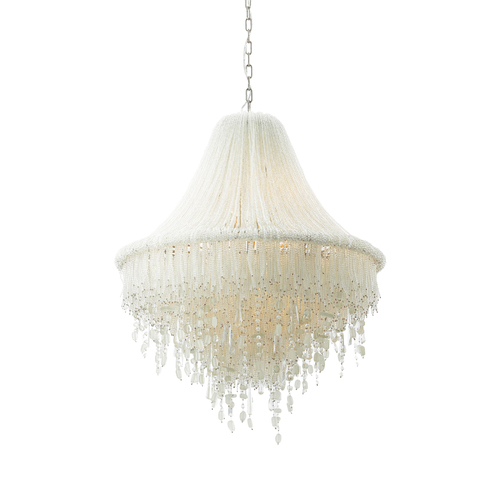Crystal Reign 7-Light Pendant in Polished Nickel by Metropolitan