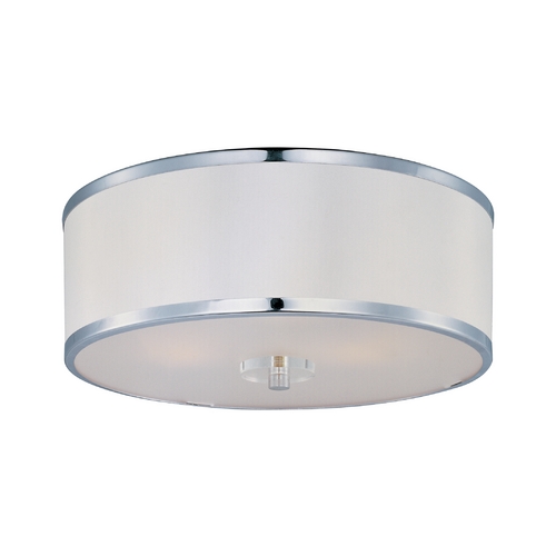 Metro Chrome Flush Mount by Maxim Lighting