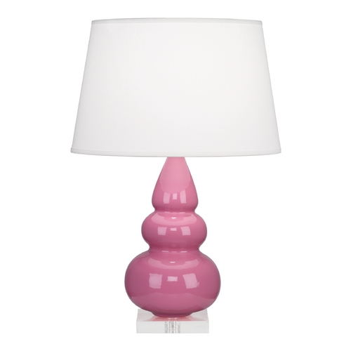 Robert Abbey Lighting 24-Inch Small Triple Gourd Table Lamp in Pink by Robert Abbey A288X