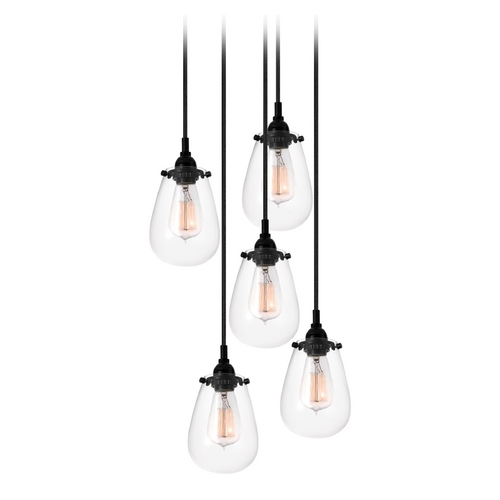 Sonneman Lighting Chelsea Multi-Light Pendant Black by Sonneman Lighting 4295.25