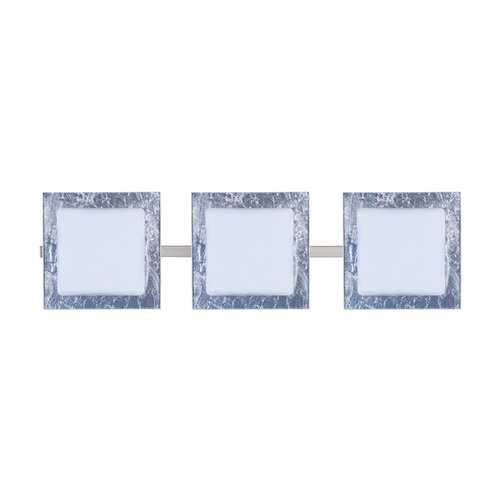 Besa Lighting Besa Lighting Alex Satin Nickel LED Bathroom Light 3WS-7735SF-LED-SN