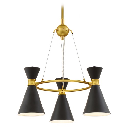 George Kovacs Lighting Conic Honey Gold Mini Chandelier by George Kovacs P1823-248