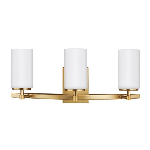 Alturas 22-Inch Vanity Light in Satin Brass by Generation Lighting