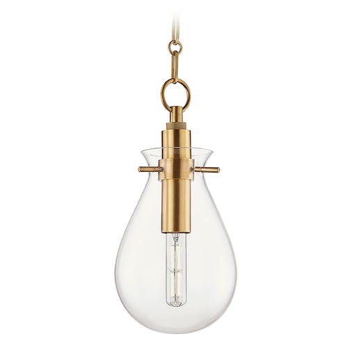 Hudson Valley Lighting Ivy Aged Brass Pendant by Hudson Valley Lighting BKO101-AGB