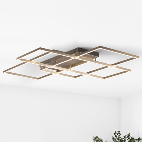 Traverse LED Flush/Wall Mount in Champagne by ET2 Lighting