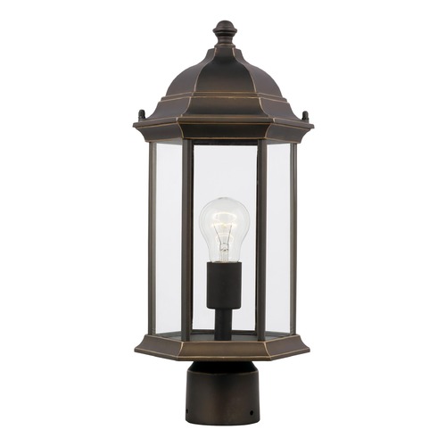Sevier Antique Bronze Post Light by Generation Lighting