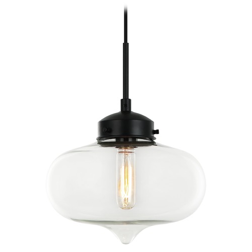 Irresistible Organic Charm Black Pendant by Matteo Lighting