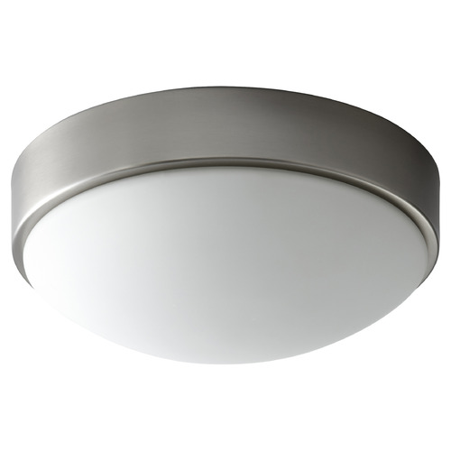 Journey 11-Inch LED Flush Mount in Satin Nickel by Oxygen Lighting