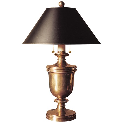 Visual Comfort Signature Collection E.F. Chapman Classical Urn Table Lamp in Brass by Visual Comfort Signature CHA8172ABB