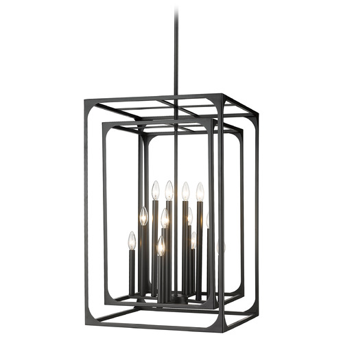 Easton Matte Black Pendant by Z-Lite