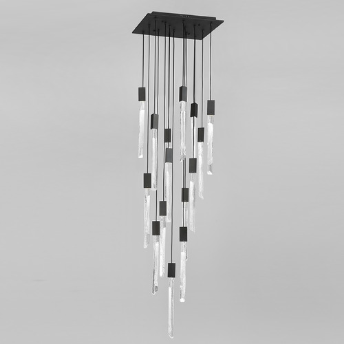 Alpine 15-Light LED Chandelier in Black Gun Metal by Avenue Lighting