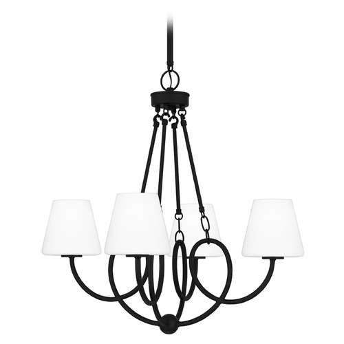 Quoizel Lighting Atkins Matte Black Chandelier