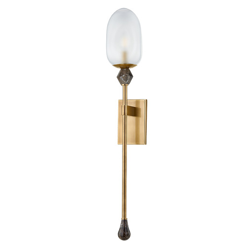 Corbett Lighting Noz Nozawa Daith Vintage Brass LED Sconce