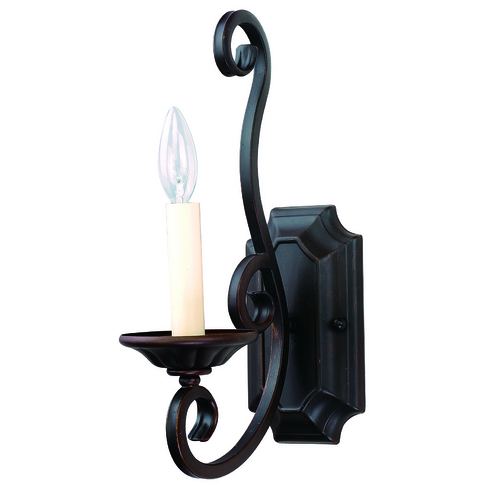 Maxim Lighting Maxim Lighting Manor Oil Rubbed Bronze Sconce 12217OI