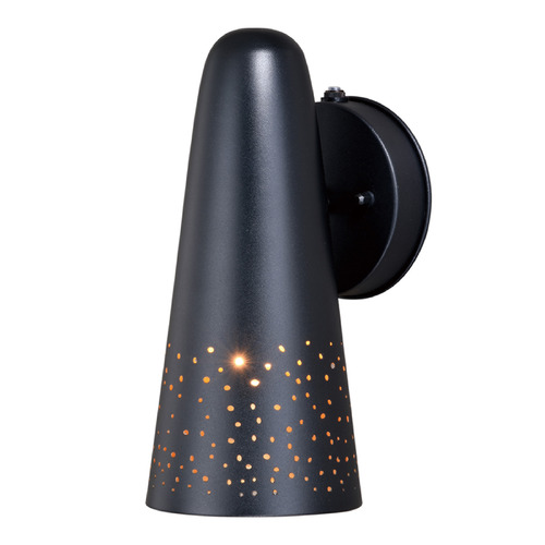 Vaxcel Lighting Ephraim Textured Black Outdoor Wall Light