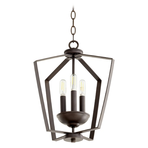 Quorum Lighting Oiled Bronze Pendant by Quorum Lighting 894-3-86