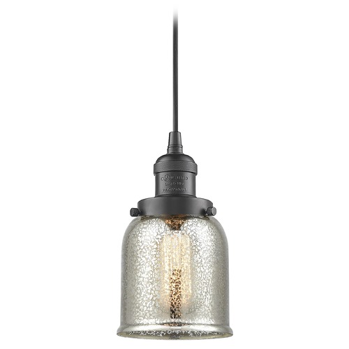 Innovations Lighting Innovations Lighting Small Bell Oil Rubbed Bronze Mini-Pendant Light with Bell Shade 201C-OB-G58