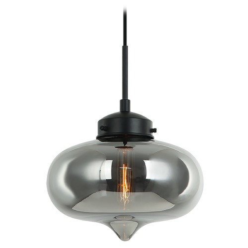 Irresistible Organic Charm Black Pendant by Matteo Lighting