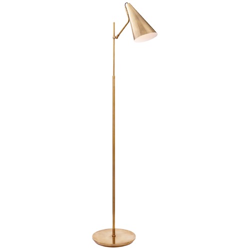Aerin Clemente Floor Lamp in Antique Brass by Visual Comfort Signature