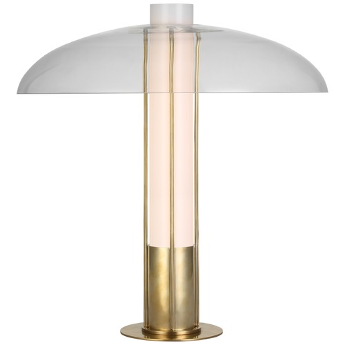 Visual Comfort Signature Collection Kelly Wearstler Troye Table Lamp in Antique Brass by Visual Comfort Signature KW3420ABCG