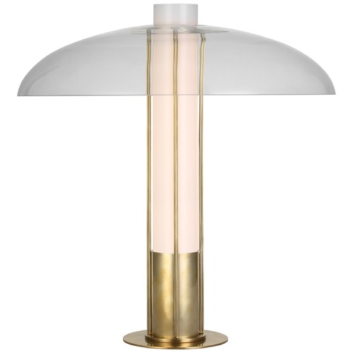 Kelly Wearstler Troye Table Lamp in Antique Brass by Visual Comfort Signature