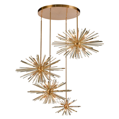 Palisades Collection Chandelier in Brass by Avenue Lighting