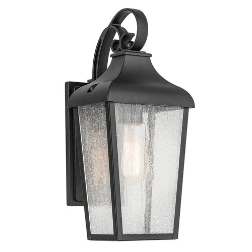 Forestdale 14.75-Inch Outdoor Wall Light in Black by Kichler Lighting