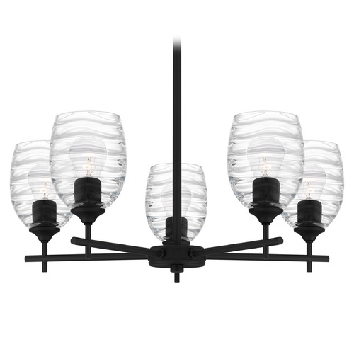 Quoizel Lighting Lucy Matte Black Chandelier