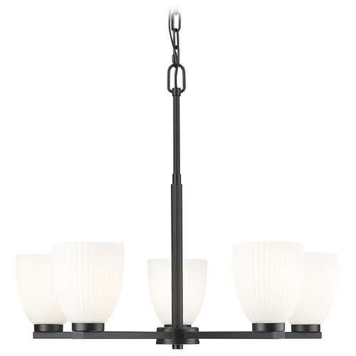 Z-Lite Z-Lite Naya Matte Black Chandelier 7518-5MB