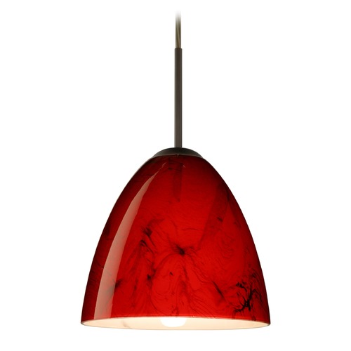 Besa Lighting Besa Lighting Vila Bronze LED Mini-Pendant Light 1JT-4470MA-LED-BR