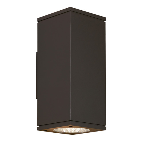Visual Comfort Modern Collection Sean Lavin Tegel 3000K 10-Degree Up & Down LED Outdoor Wall Light in Bronze by VC Modern 700OWTEG83012NNCZUDUNV