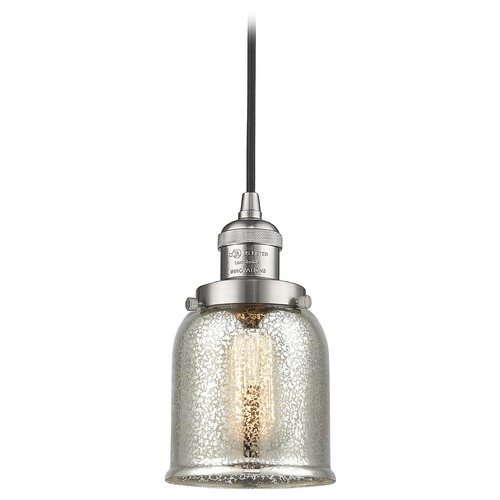 Small Bell Brushed Satin Nickel Mini Pendant by Innovations Lighting