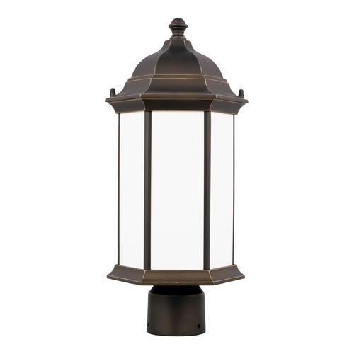 Sevier Antique Bronze Post Light by Generation Lighting