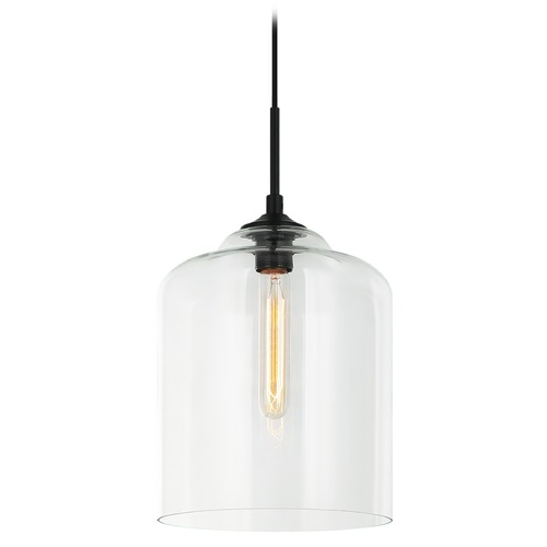 Irresistible Organic Charm Black Pendant by Matteo Lighting