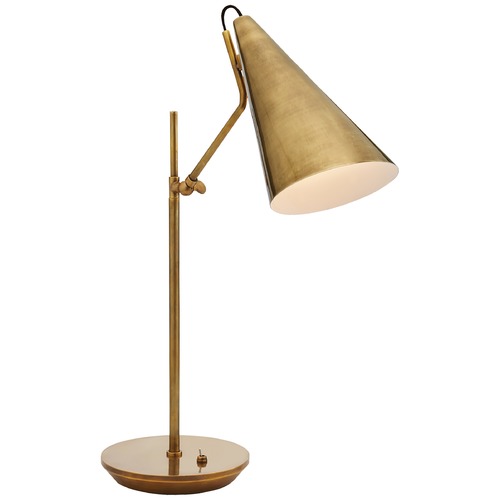 Visual Comfort Signature Collection Aerin Clemente Table Lamp in Antique Brass by Visual Comfort Signature ARN3010HABHAB