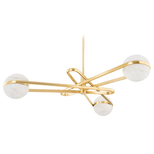 Corbett Lighting Corbett Lighting Kyomi Vintage Brass LED Chandelier 353-52-VB