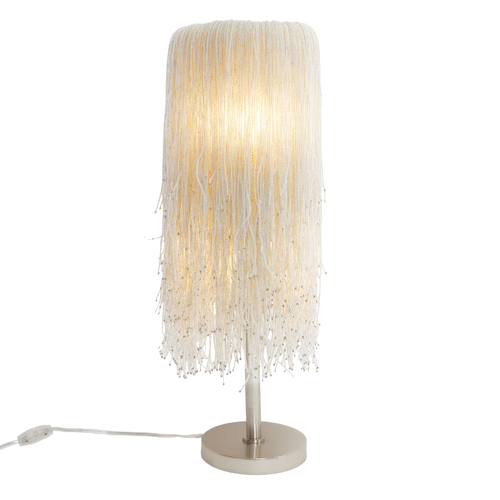 Metropolitan Lighting Crystal Reign 2-Light Table Lamp in Polished Nickel by Metropolitan N1512-613
