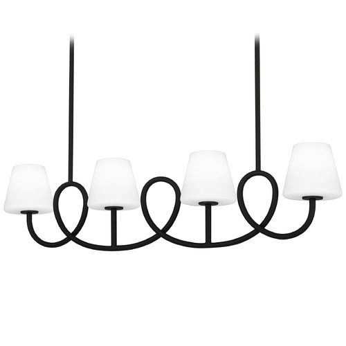 Quoizel Lighting Atkins Matte Black Island Light