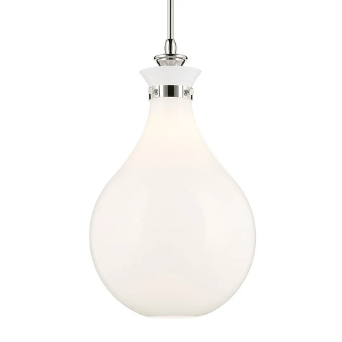 Kichler Lighting Laria 14-Inch Pendant in Polished Nickel by Kichler Lighting 52777PN