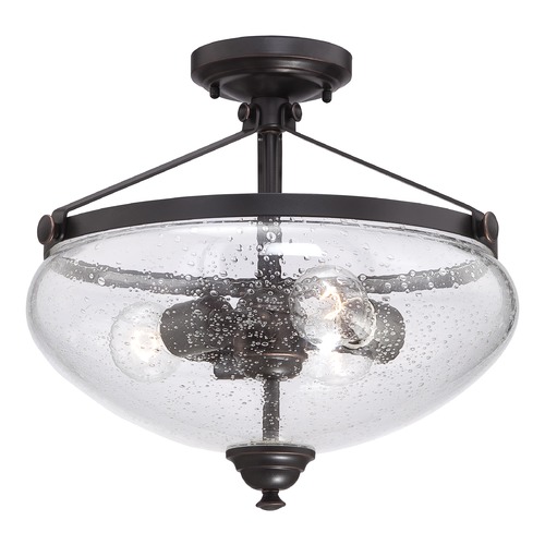 Laurel Sudbury Bronze Semi-Flush Mount by Nuvo Lighting