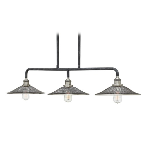 Hinkley Hinkley Rigby Aged Zinc Chandelier 4364DZ