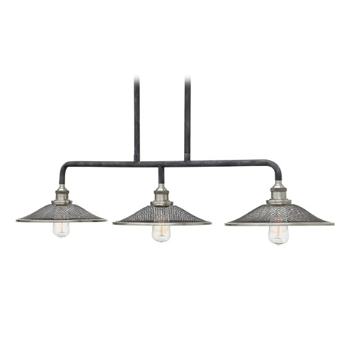 Hinkley Rigby Aged Zinc Chandelier by Hinkley Lighting 4364DZ