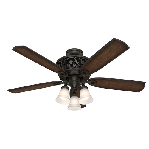 54-Inch Brittany Bronze LED Ceiling Fan by Hunter Fan Company