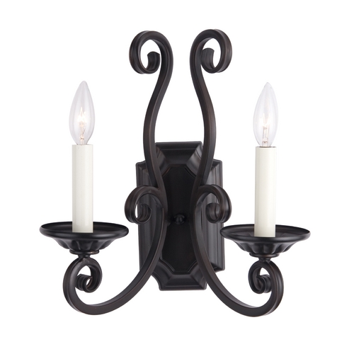 Maxim Lighting Maxim Lighting Manor Oil Rubbed Bronze Sconce 12218OI