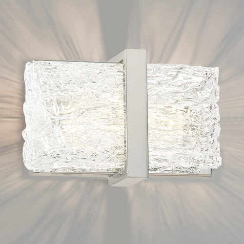George Kovacs Lighting Forest Ice II LED Bathroom Light in Chrome by George Kovacs P1381-077-L