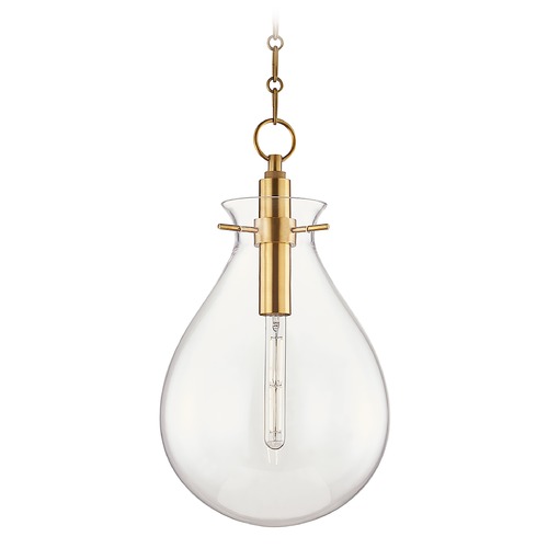 Ivy Aged Brass Pendant by Hudson Valley Lighting